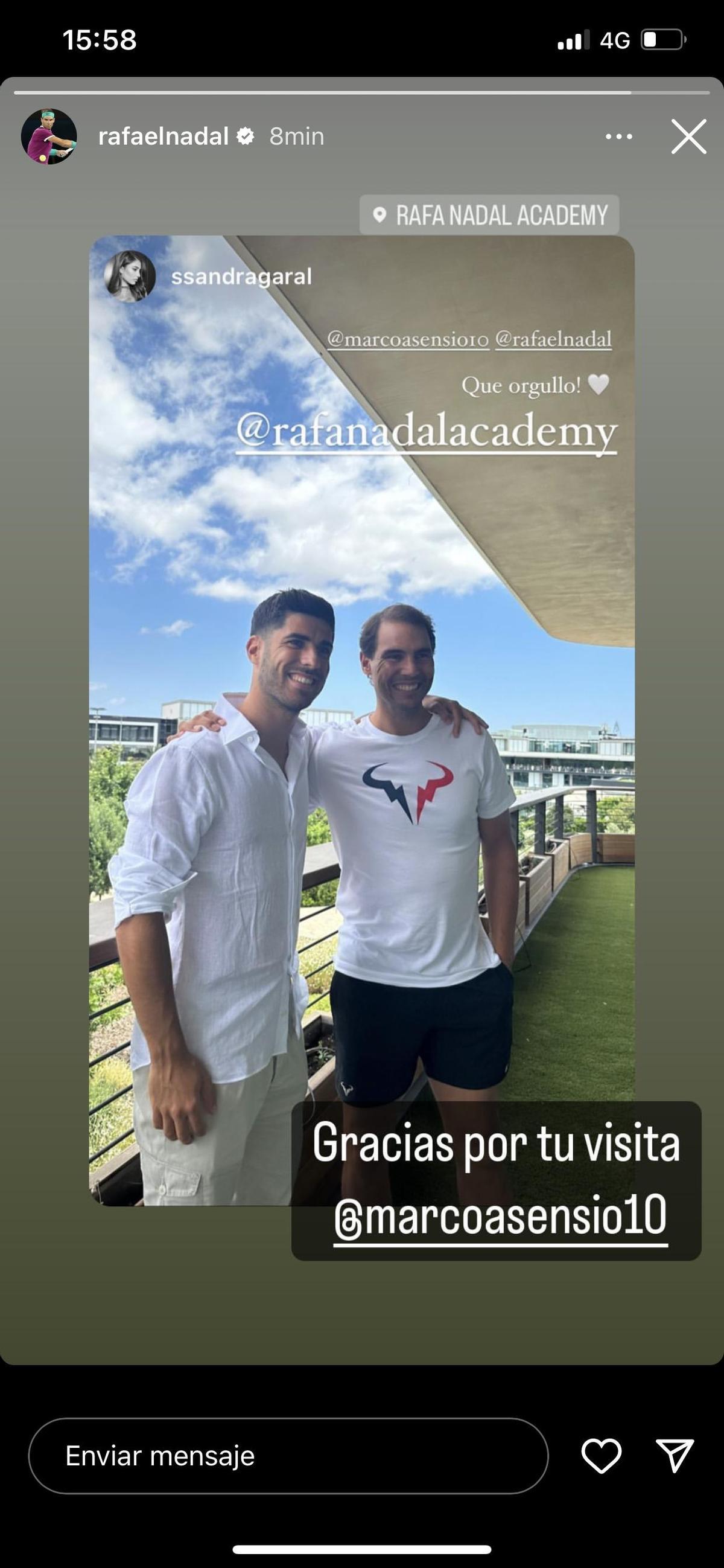 Sandra Garal ha fotografiado a Marco Asencio y Rafa Nadal en la academia del tenista, en Manacor