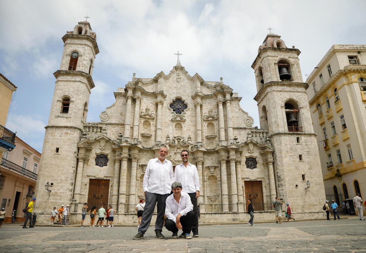 Carmen Mola en la Catedral de La Habana