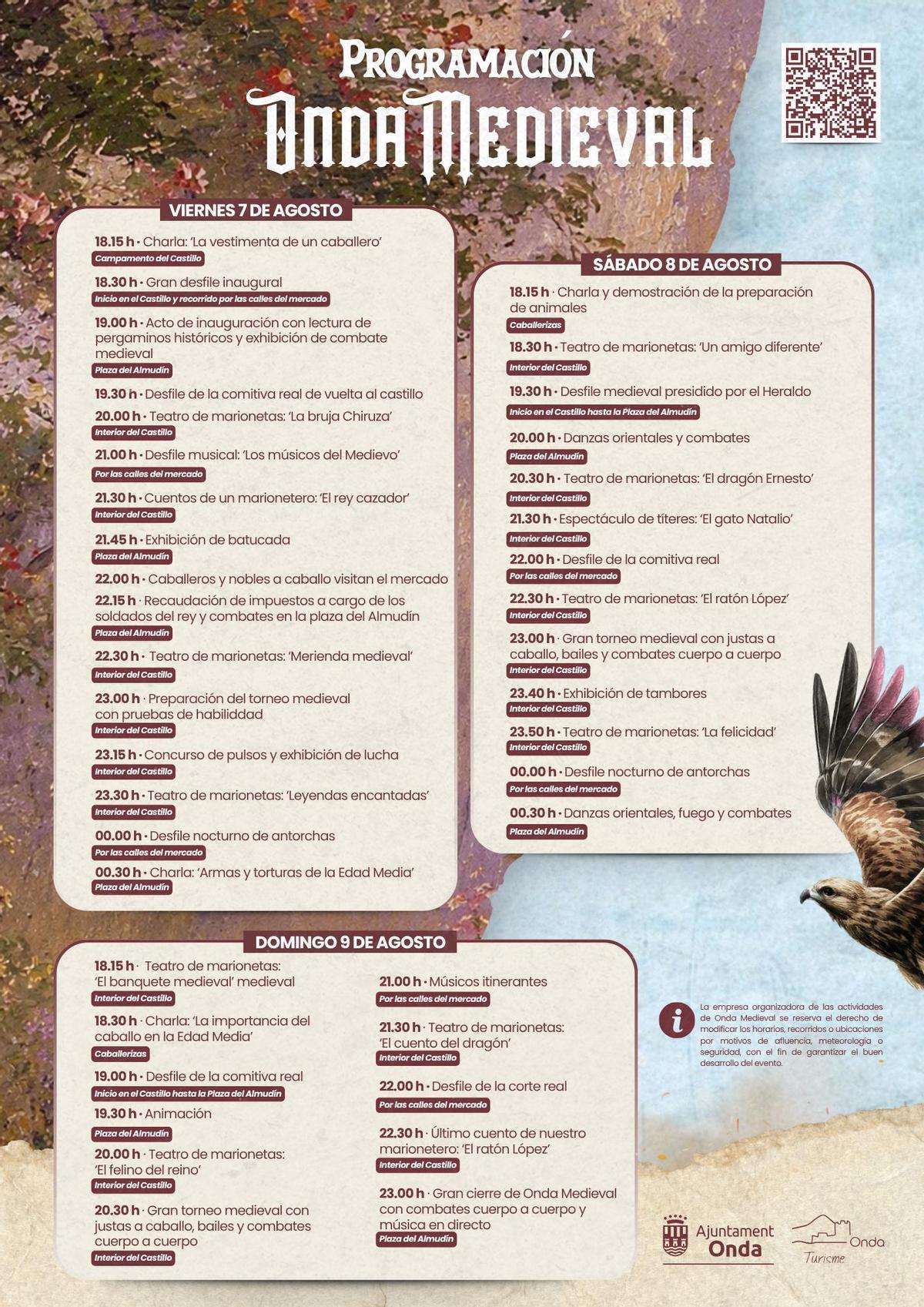 Cartel Onda Medieval 2026