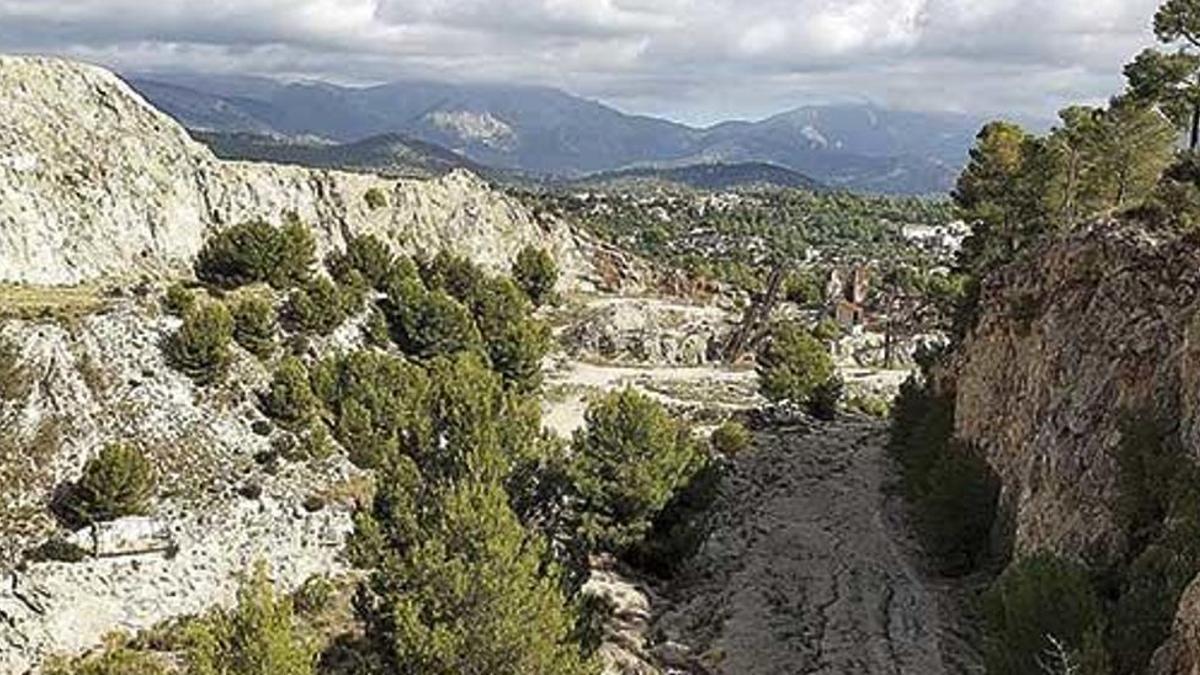 La cantera de Sa Garrigueta Rassa en Establiments