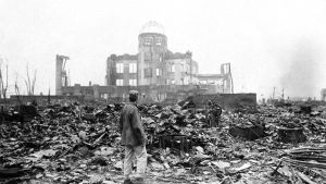 Imagen de Hiroshima dos días después del lanzamiento de la bomba atómica, el 8 de septiembre de 1945.