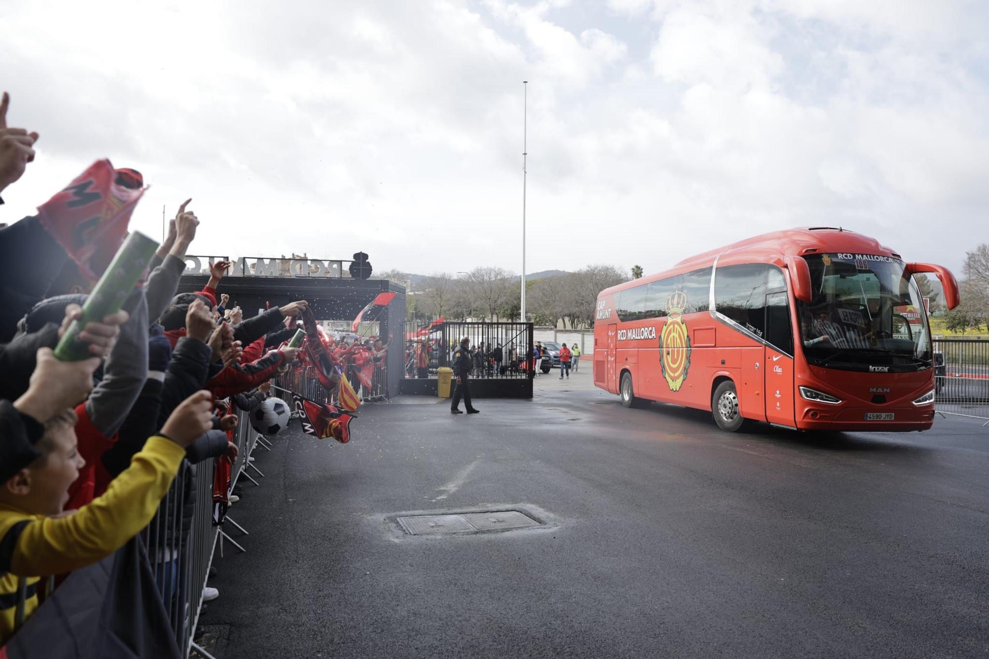 Recibimiento al Real Mallorca en Son Moix