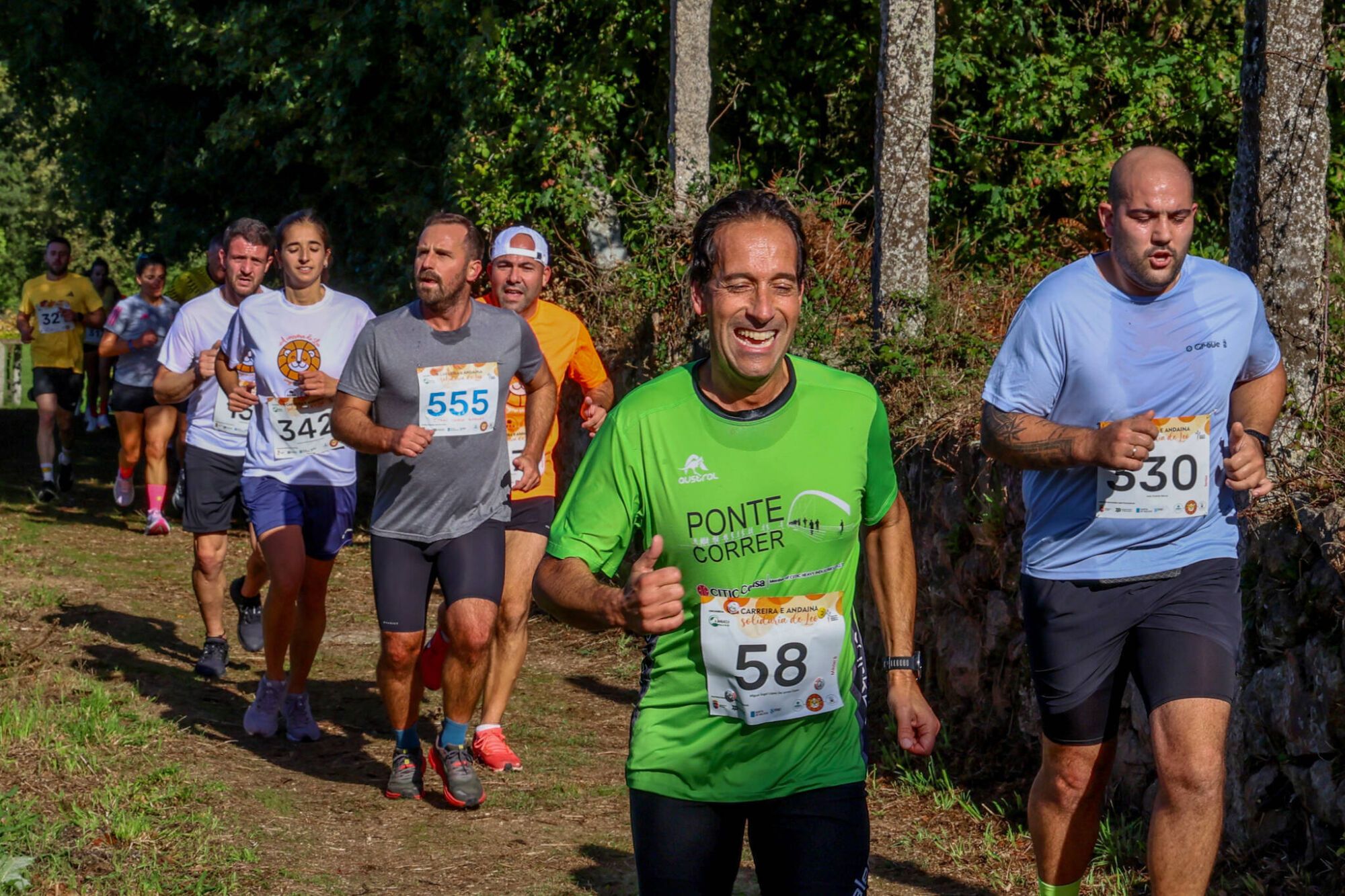 Andaina y carrera solidaria por niños como Leo Diz