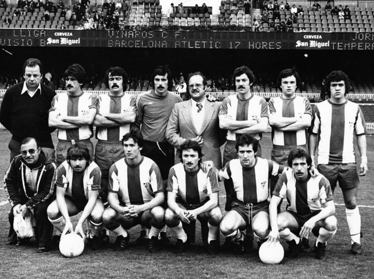 Once inicial del Vinaròs de la temporada 1978/79 en Segunda División B.