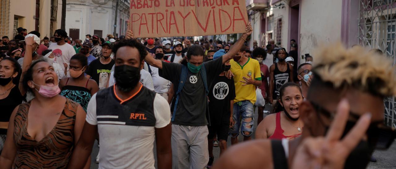 Manifestaciones en Cuba.