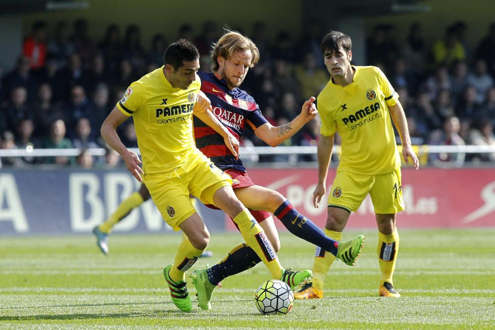 Imágenes del partido entre el Villarreal y Barcelona