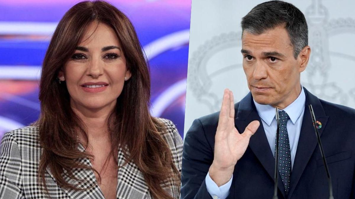 Mariló Montero y Pedro Sánchez.