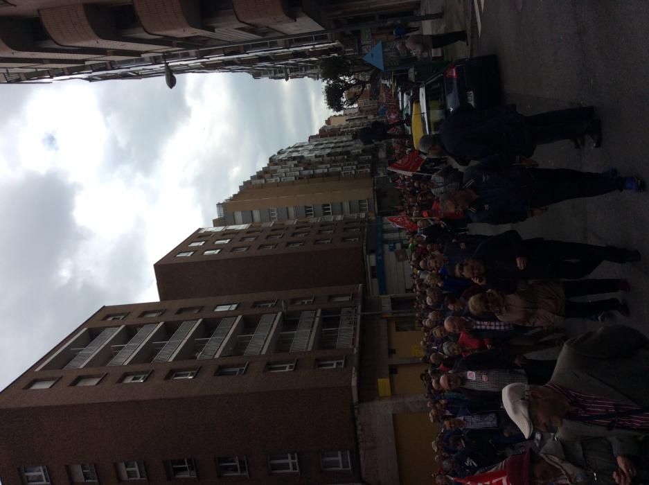 Protesta de pensionistas en Gijón