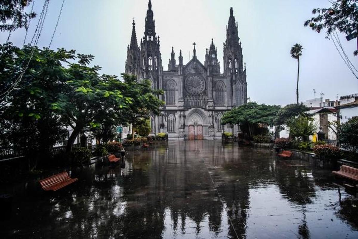 17-11-18. ARUCAS. LLUVIA ARUCAS.  FOTO: JOSÉ ...