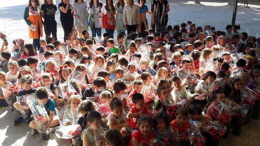 Begonias para los escolares de 29 colegios