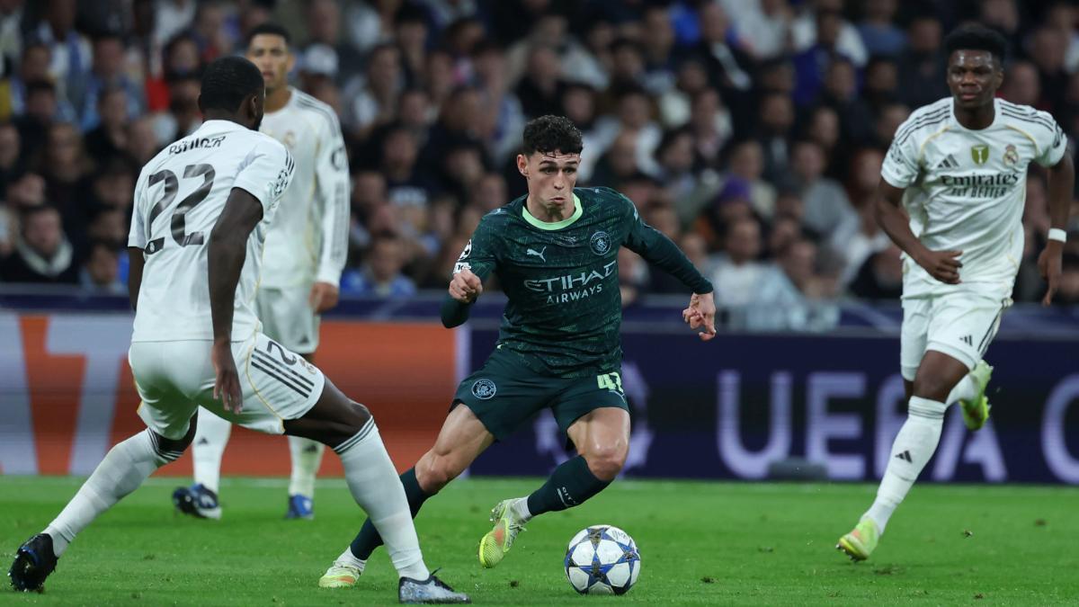 Foden ante el Madrid