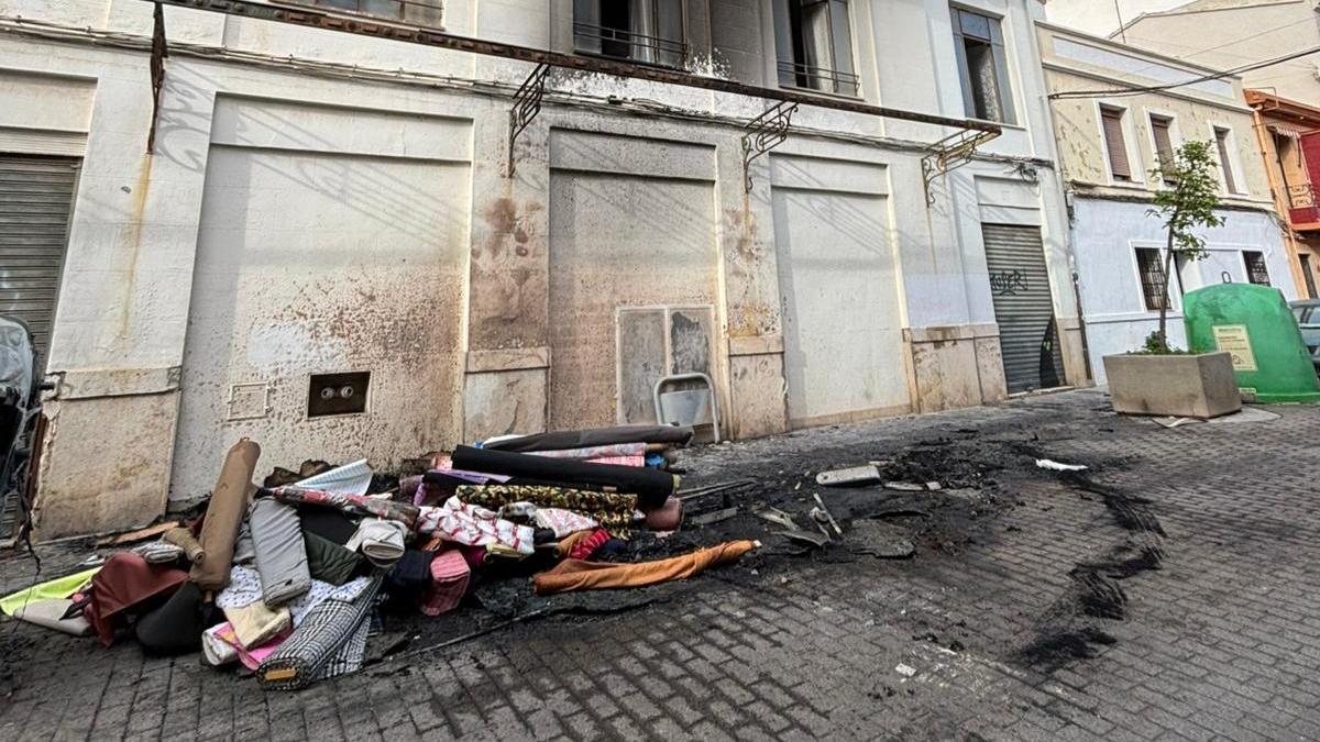 Estado de la calle José Benlliure esta mañana.