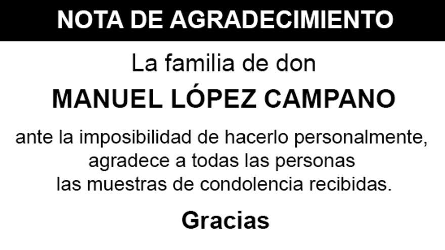 Nota Manuel López Campano