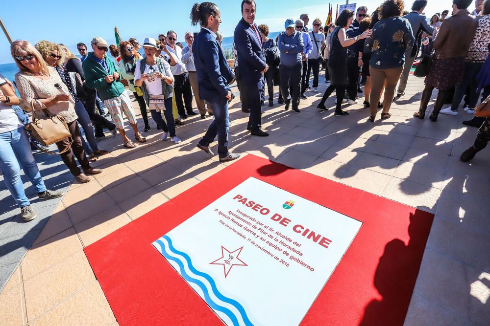 Inauguración del Paseo de Cine de Pilar de la Hora