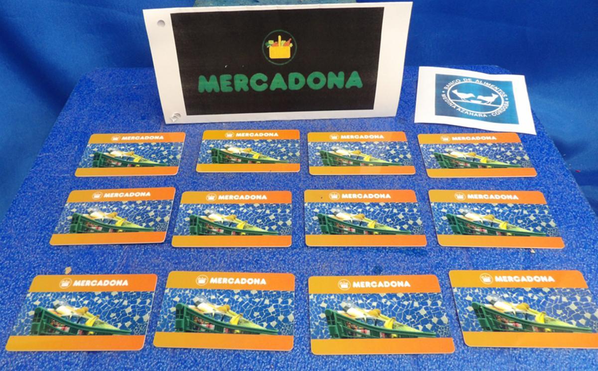 El Banco de Alimentos de Córdoba recibe mil tarjetas de compra de Mercadona.