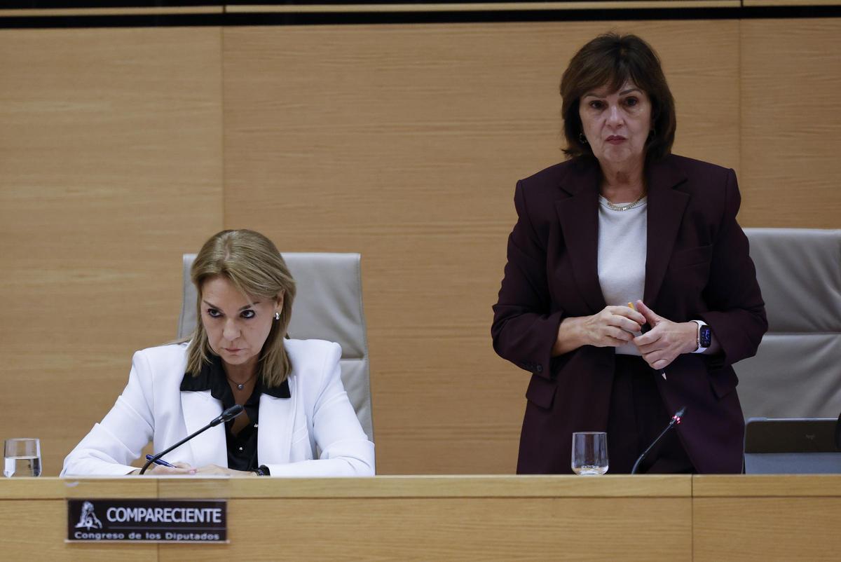 Camarero, y la socialista Carmen Martínez, que preside la comisión.
