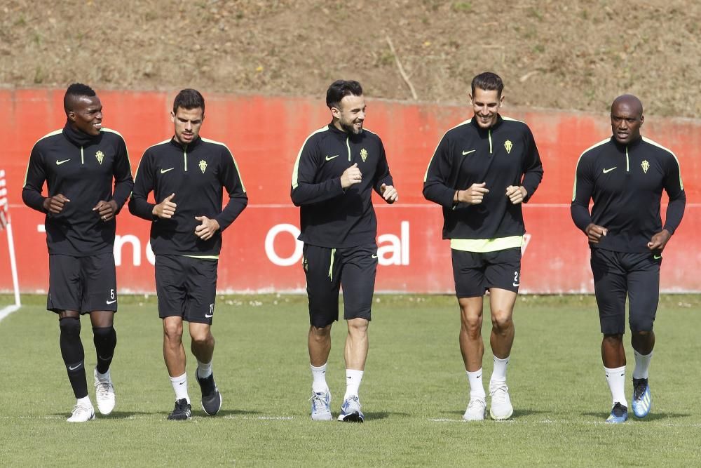 Entrenamiento del Sporting