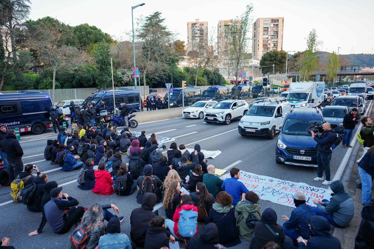 Les imatges del cinquè dia de vaga dels docents