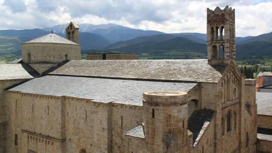 El campanar de la catedral de Santa Maria de la Seu d&#039;Urgell