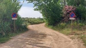 Camino rural cerca del Ter