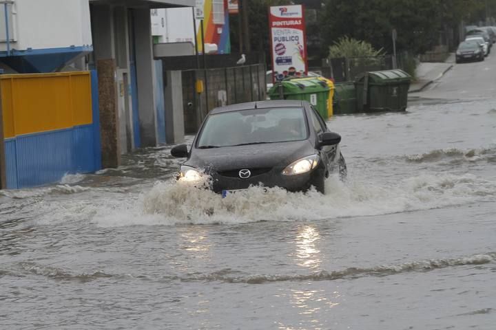 El temporal en Vigo