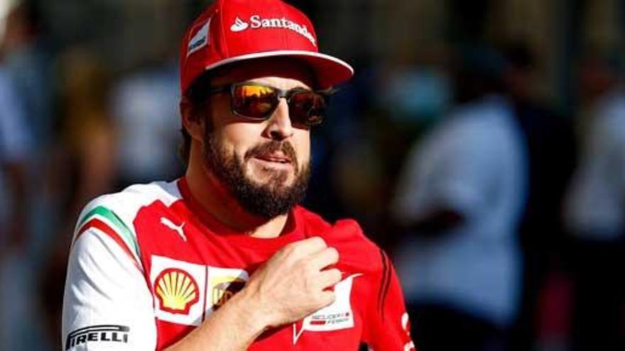 El piloto asturiano Fernando Alonso