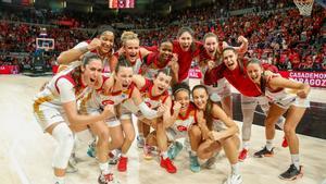 Las jugadoras celebran el pase a la final