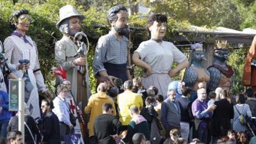 Els gegants deixen petjada en l&#039;últim dia de Fires de Sant Narcís