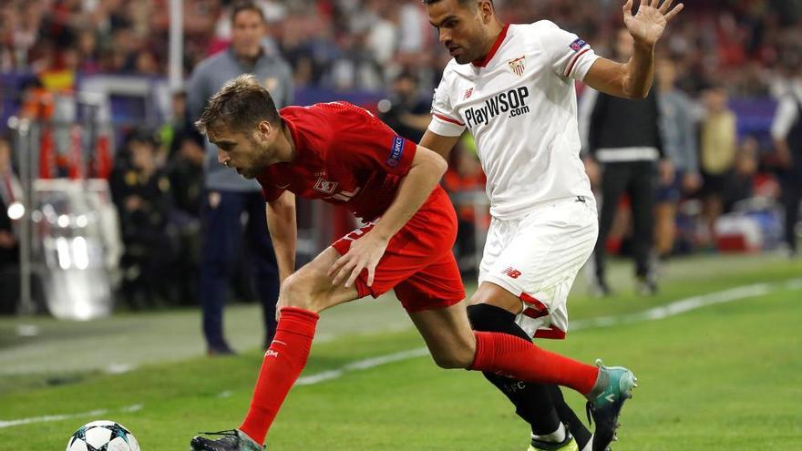 El Sevilla aprovecha su oportunidad ante el Spartak