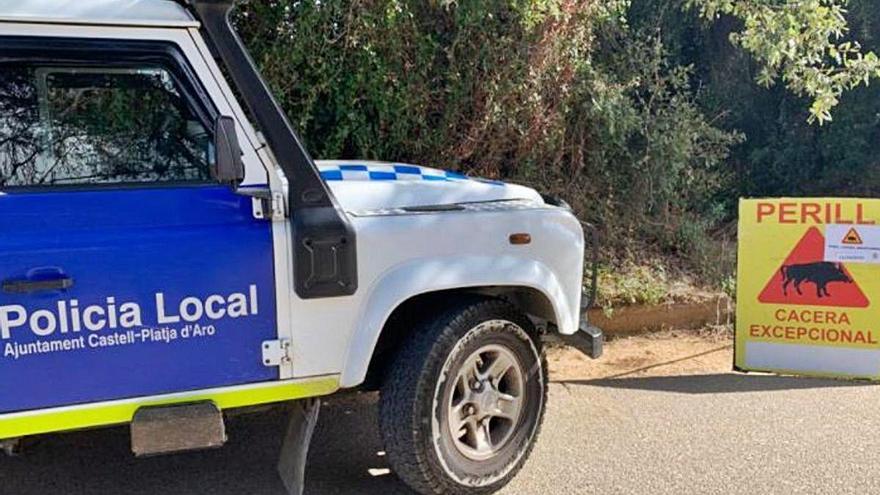 La Policia Local de Platja d&#039;Aro va assegurar el perímetre.