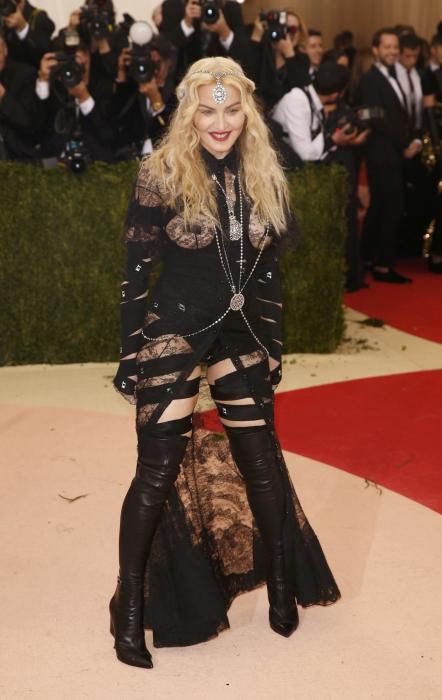 Singer Madonna arrives at the Met Gala in New York