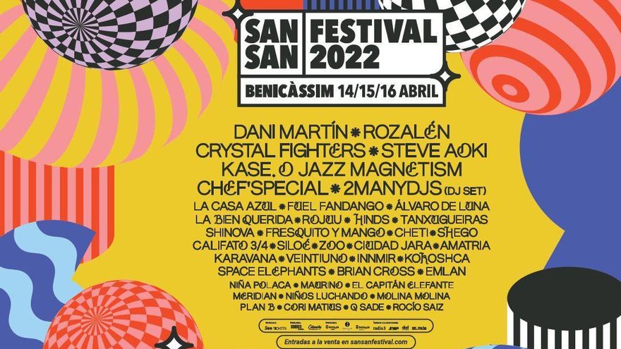 Cartel del SanSan Festival 2022.