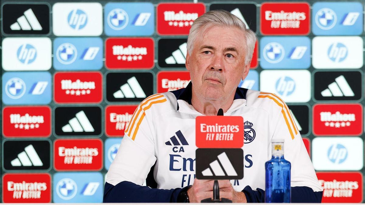 El entrenador del Real Madrid, Carlo Ancelotti.
