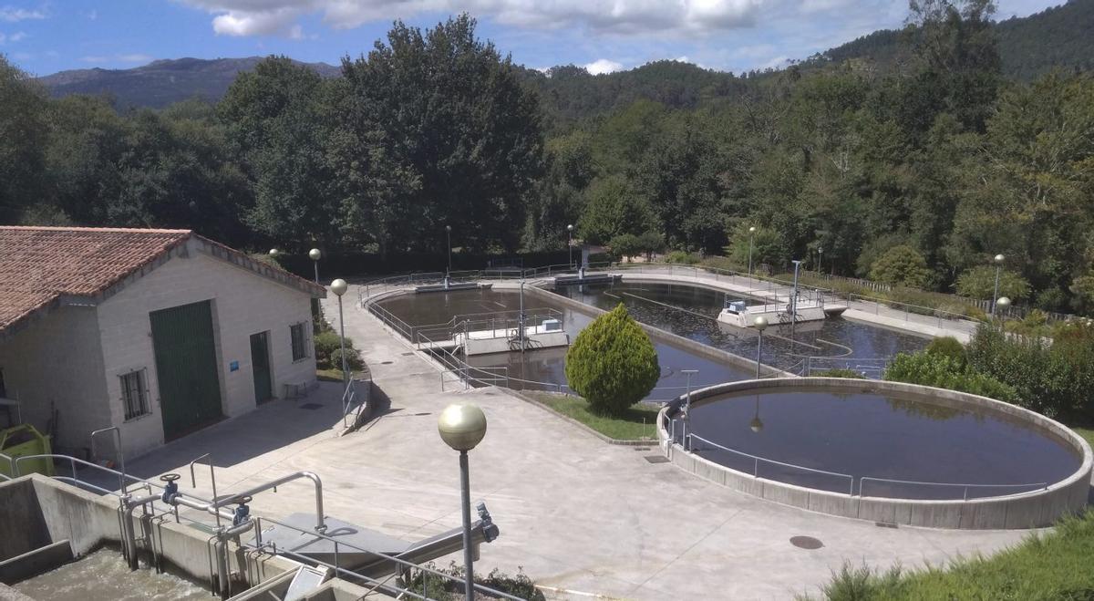 Estación depuradora de aguas residuales en Mondariz Balneario. | D.P.