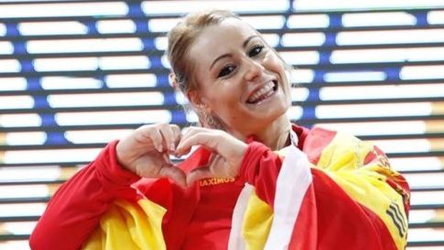 Lydia Valentín, campeona de Europa por cuarta vez