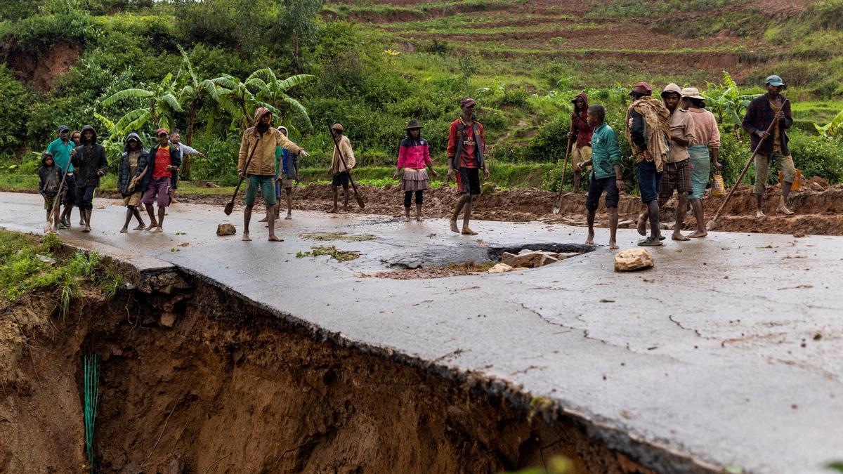 Ciclón en Madagascar