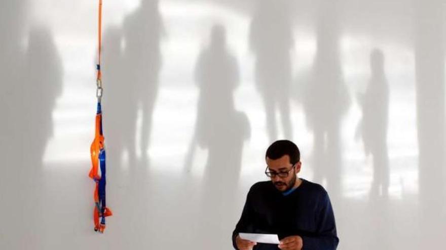 Ángel Calvo Ulloa, el pasado mes de abril, en el Centro Galego de Arte Contemporánea.  // David Silva