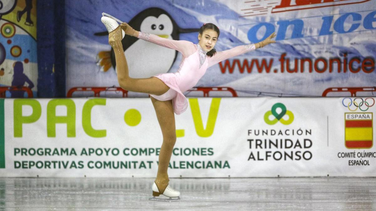 Imagen de una de las participantes en el campeonato