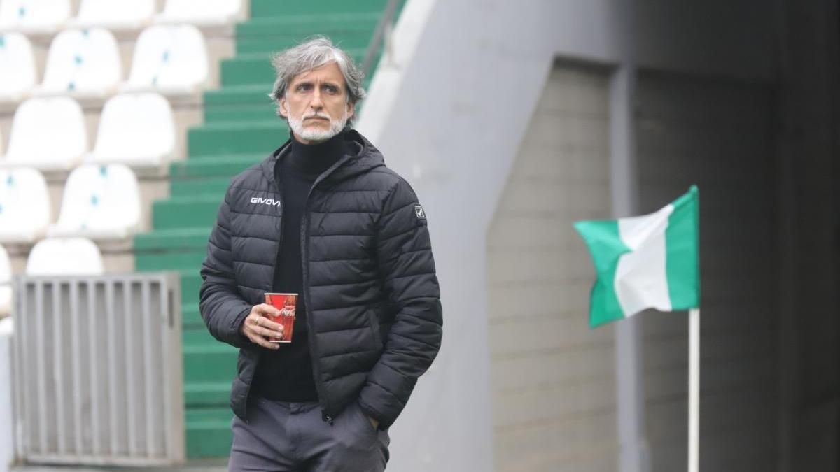 Pablo Alfaro, técnico del Córdoba CF: &quot;Vemos la luz al final del túnel&quot;