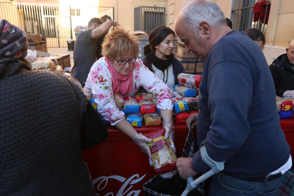 Los Ángeles Malagueños de la Noche reparten 3.000 menús