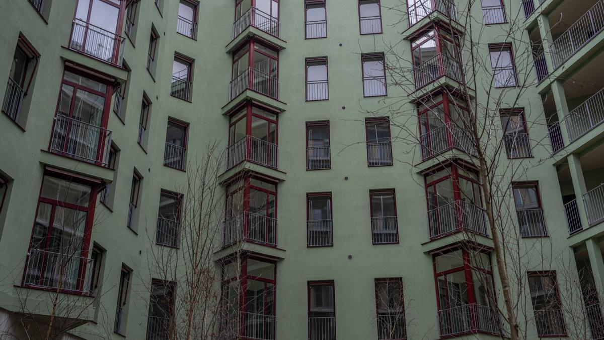 Promoción de vivienda pública en la zona de Glòries, en Barcelona
