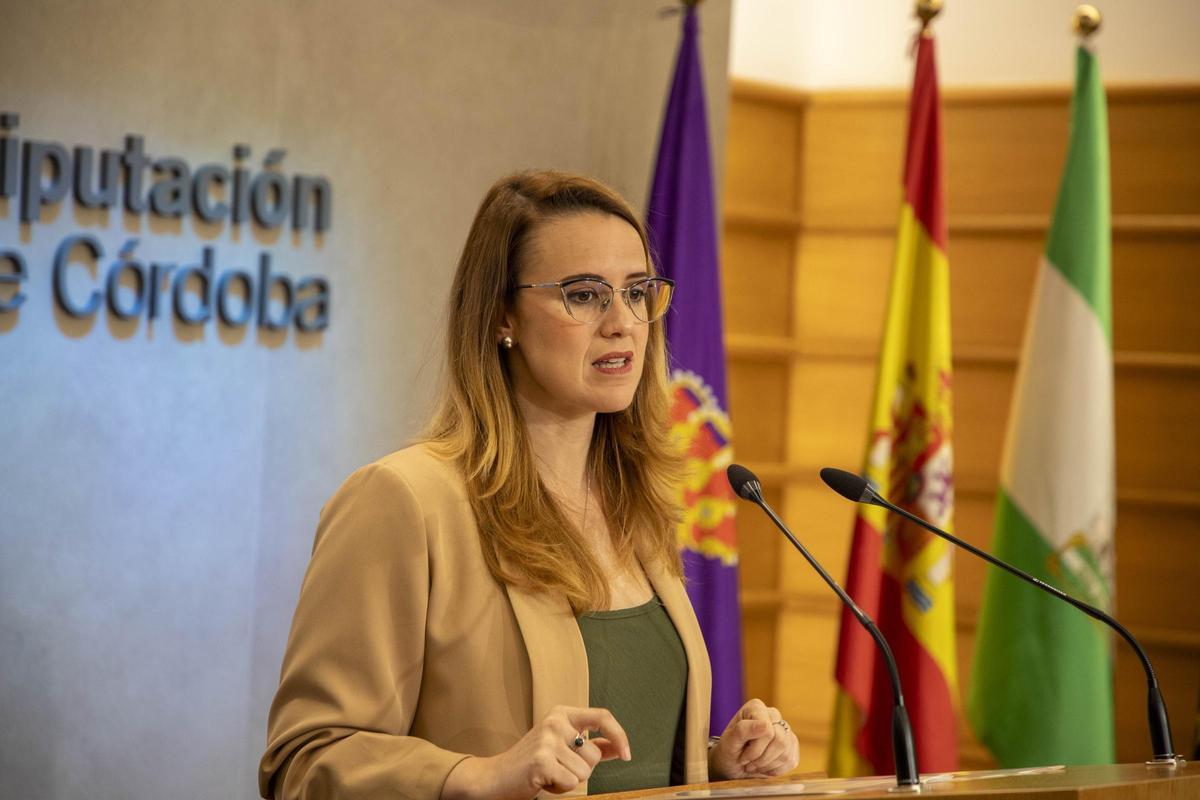 Sara Alguacil, responsable de la Delegación de Juventud de la Diputación de Córdoba.