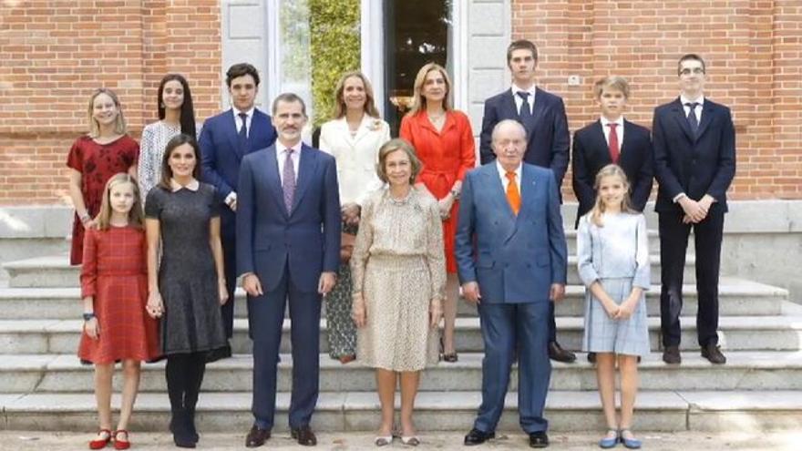 El cumpleaños de Leonor reúne a la familia Borbón en el Palacio del Pardo