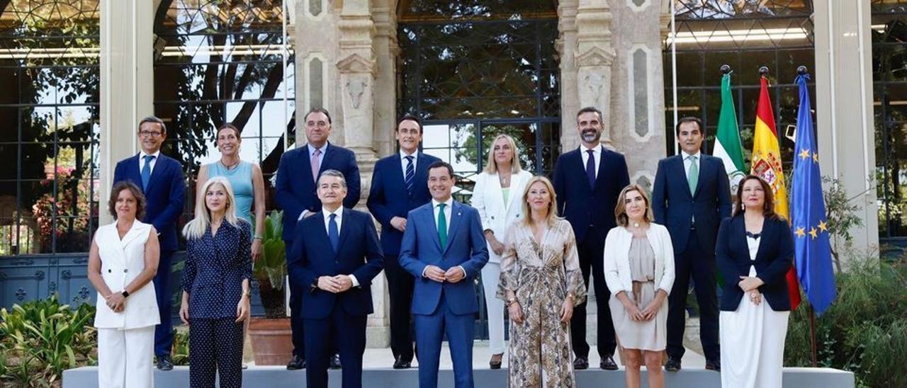 Toma de posesión de los nuevos consejeros del Gobierno andaluz. / MANUEL MURILLO