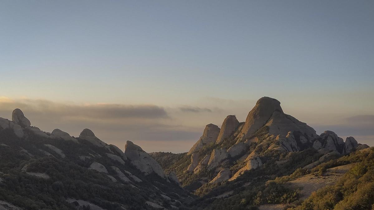 Montserrat des de l’ermita de Sant Antoni