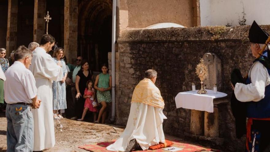 Misa al aire libre en Fano por San Lorenzo