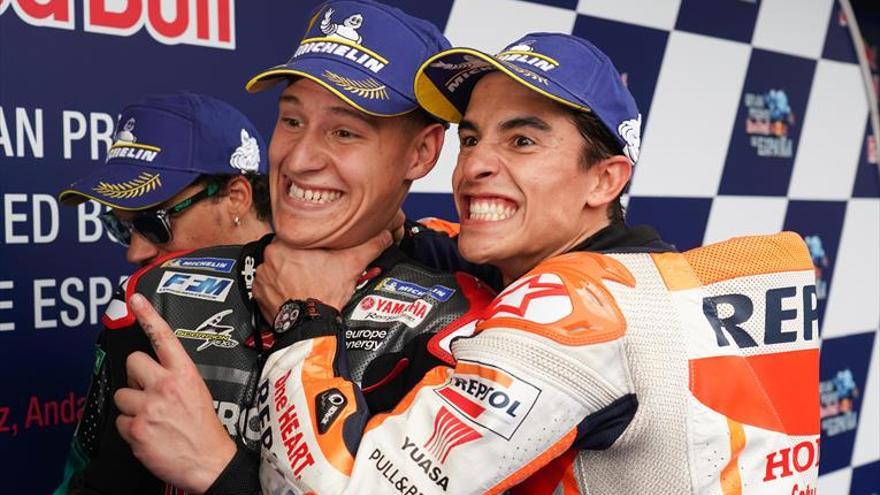 Quartararo le arrebata el primer récord de precocidad a Márquez