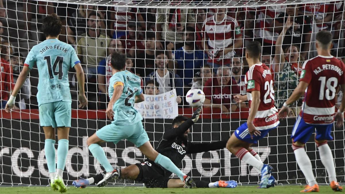 Sergi Roberto marcó el gol del empate en el Granada - FC Barcelona
