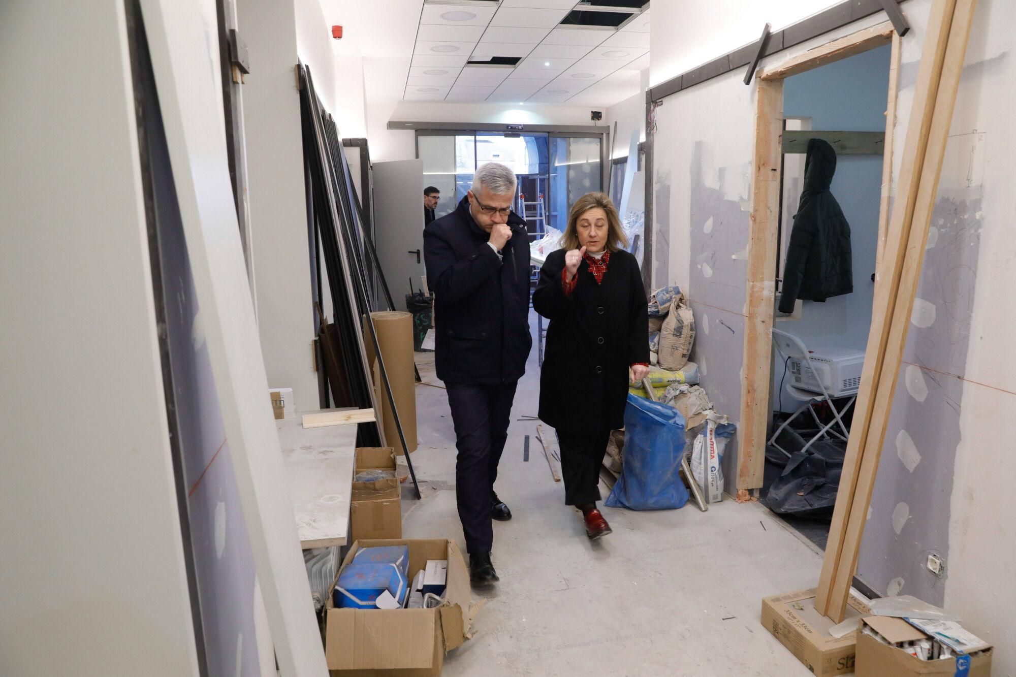En imágenes: Así avanzan por dentro las obras en la nueva sede del Conservatorio de Avilés