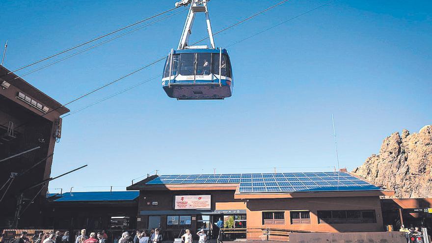 A la cima de España con el impulso  del sol y el movimiento
